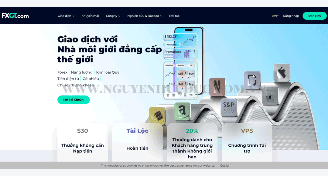 Ví dụ về một chương trình khuyến mãi của sàn Forex